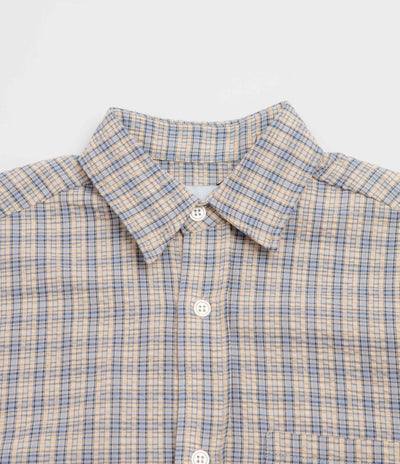 Butter Goods Equipment Short Sleeve Shirt - Blue / Yellow