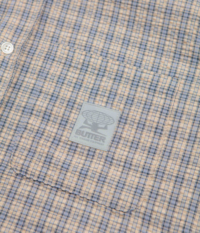 Butter Goods Equipment Short Sleeve Shirt - Blue / Yellow