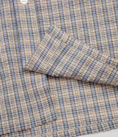 Butter Goods Equipment Short Sleeve Shirt - Blue / Yellow