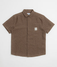 Butter Goods Equipment Short Sleeve Shirt in Brown