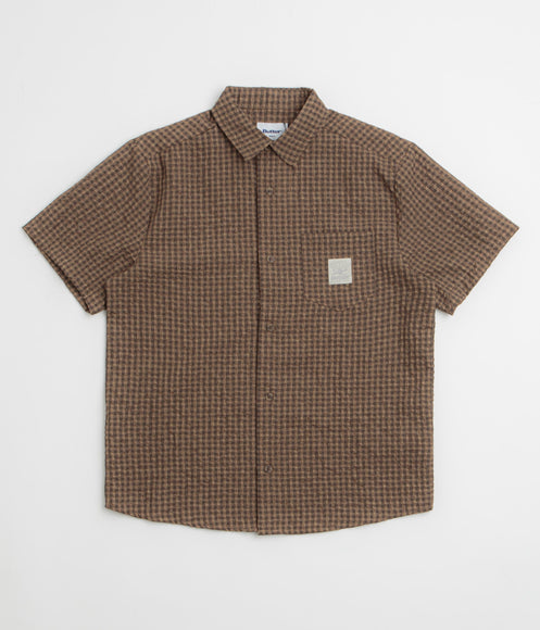Butter Goods Equipment Short Sleeve Shirt - Brown