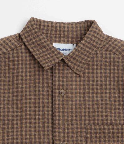 Butter Goods Equipment Short Sleeve Shirt - Brown