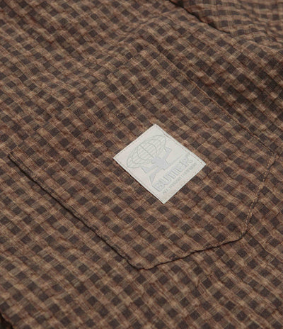 Butter Goods Equipment Short Sleeve Shirt - Brown