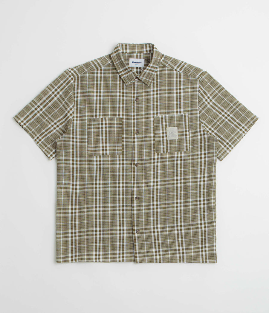 Butter Goods Equipment Short Sleeve Shirt in Green
