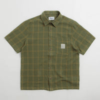 Butter Goods Equipment Short Sleeve Shirt - Green / Yellow thumbnail
