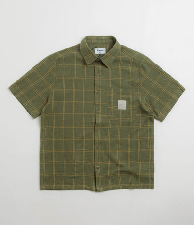 Butter Goods Equipment Short Sleeve Shirt - Green / Yellow