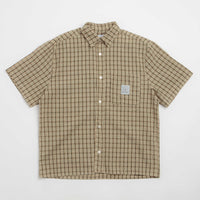 Butter Goods Equipment Short Sleeve Shirt - Moss / Yellow thumbnail