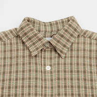 Butter Goods Equipment Short Sleeve Shirt - Moss / Yellow thumbnail