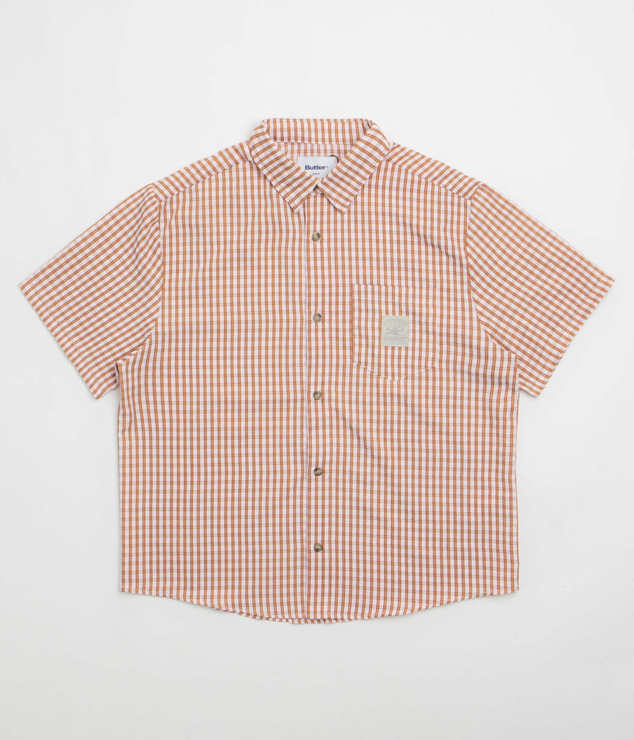 Butter Goods Equipment Short Sleeve Shirt - Pink