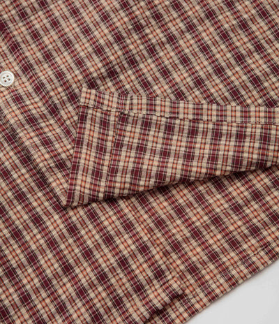 Butter Goods Equipment Short Sleeve Shirt - Red / Yellow