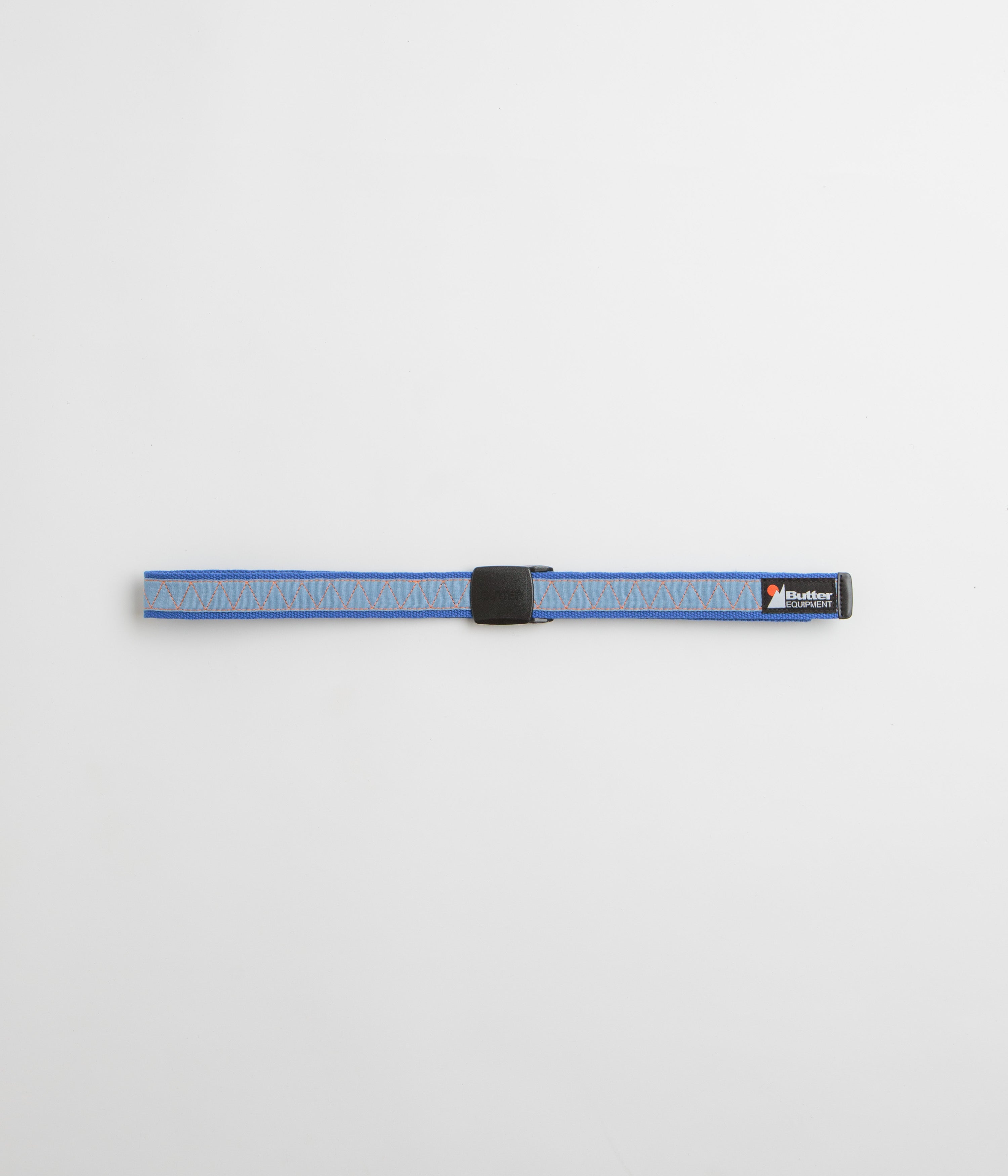 【BUTTER GOODS】 Logo Woven Belt, Navy Butter Goods Braided Belt - Navy | Flatspot