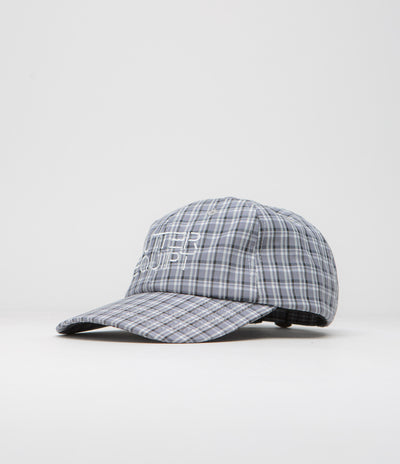 Butter Goods Equipt Plaid Cap in Stone and Black
