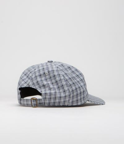 Butter Goods Equipt Plaid Cap in Stone and Black