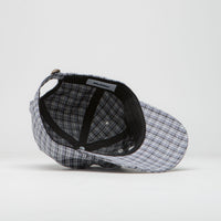 Butter Goods Equipt Plaid Cap in Stone and Black thumbnail