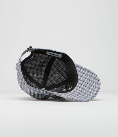 Butter Goods Equipt Plaid Cap in Stone and Black