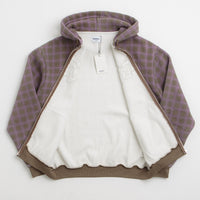 Butter Goods Eruption Zip-Thru Hoodie - Plaid thumbnail