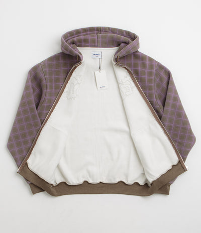 Butter Goods Eruption Zip-Thru Hoodie - Plaid