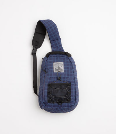 Butter Goods Express Shoulder Bag - Navy Plaid