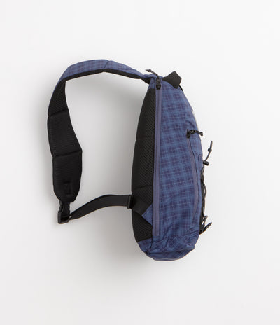 Butter Goods Express Shoulder Bag - Navy Plaid