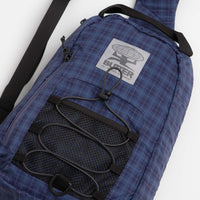 Butter Goods Express Shoulder Bag - Navy Plaid thumbnail