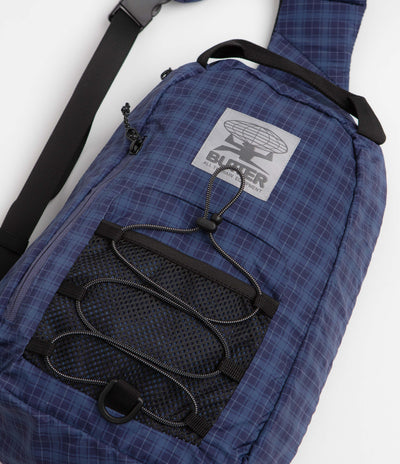 Butter Goods Express Shoulder Bag - Navy Plaid