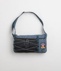 Butter Goods Express Side Bag in Navy and Green