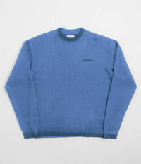 Butter Goods Fade Knit Crewneck Sweatshirt in Ocean