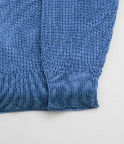 Butter Goods Fade Knit Crewneck Sweatshirt - Ocean