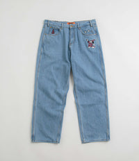 Butter Goods Fantasia Baggy Denim Jeans in Washed Indigo