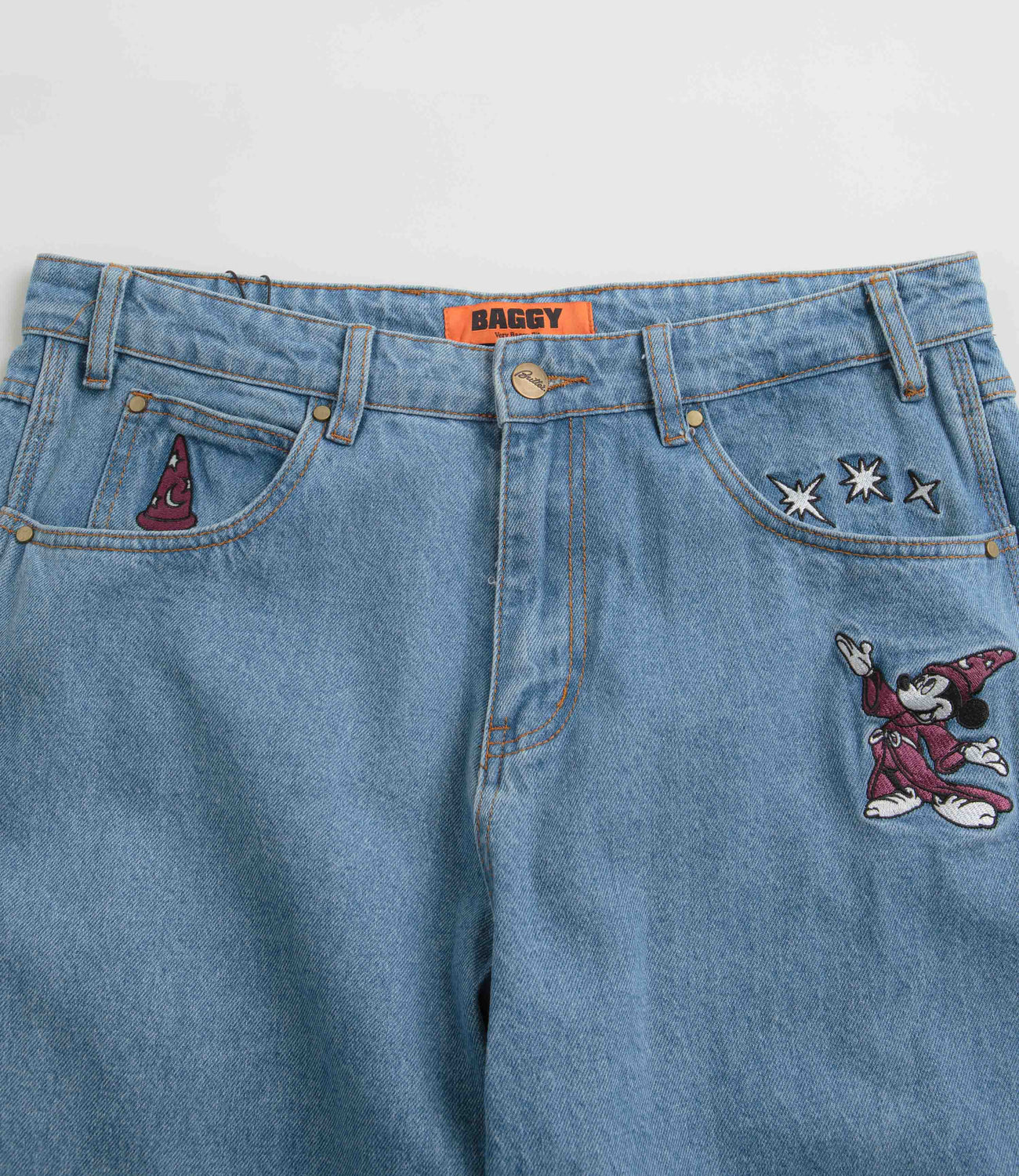 Butter Goods Fantasia Baggy Denim Jeans - Washed Indigo | Flatspot