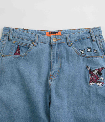 Butter Goods Fantasia Baggy Denim Jeans in Washed Indigo