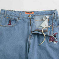 Butter Goods Fantasia Baggy Denim Jeans in Washed Indigo thumbnail