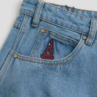 Butter Goods Fantasia Baggy Denim Jeans in Washed Indigo thumbnail
