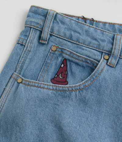Butter Goods Fantasia Baggy Denim Jeans in Washed Indigo