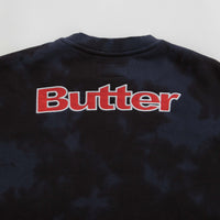 Butter Goods Fantasia Crewneck Sweatshirt - Navy Tie Dye thumbnail