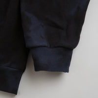 Butter Goods Fantasia Crewneck Sweatshirt in Navy Tie Dye thumbnail