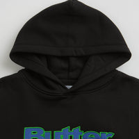 Butter Goods Felt Logo Applique Hoodie - Black thumbnail