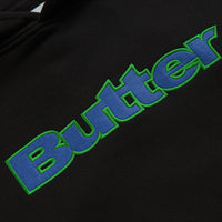 Butter Goods Felt Logo Applique Hoodie - Black thumbnail