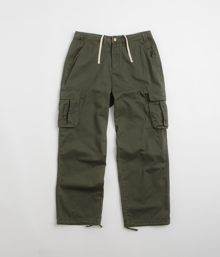 Butter Goods Field Cargo Pants in Forest Green