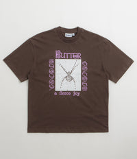 Butter Goods Fierce Joy T-Shirt in Chocolate