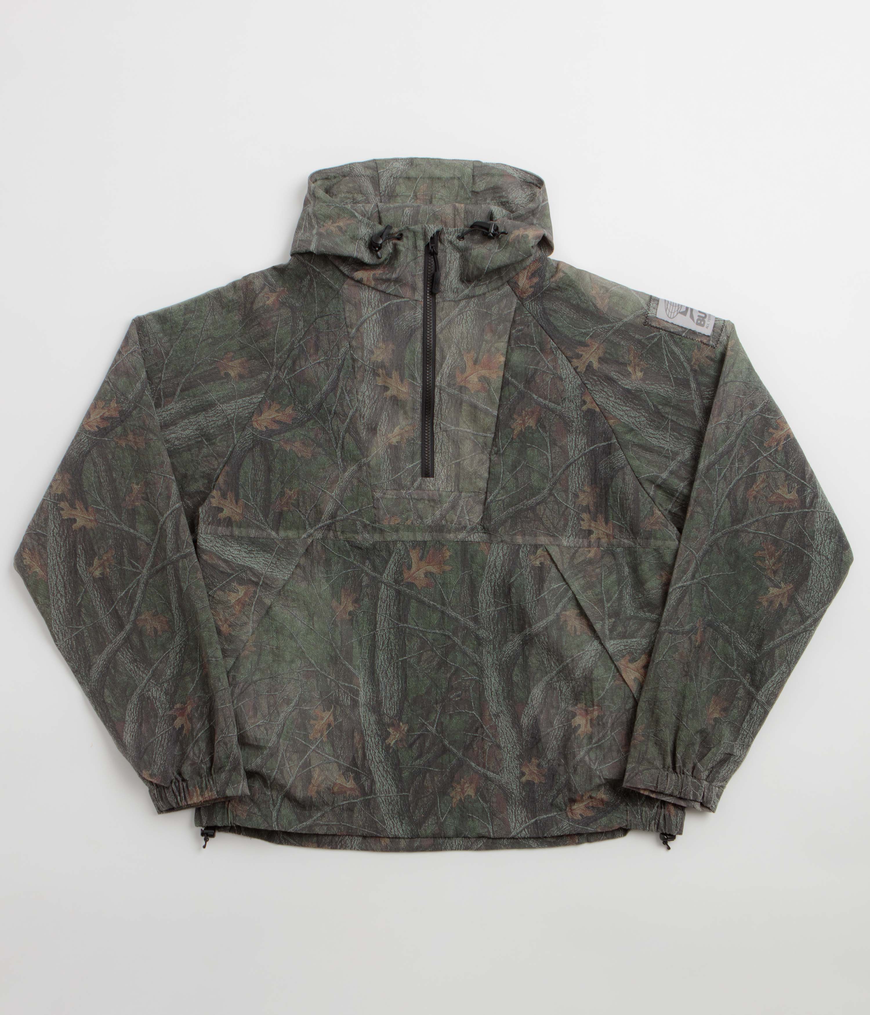 Butter Goods Fine Mesh Anorak Jacket - Forest Camo