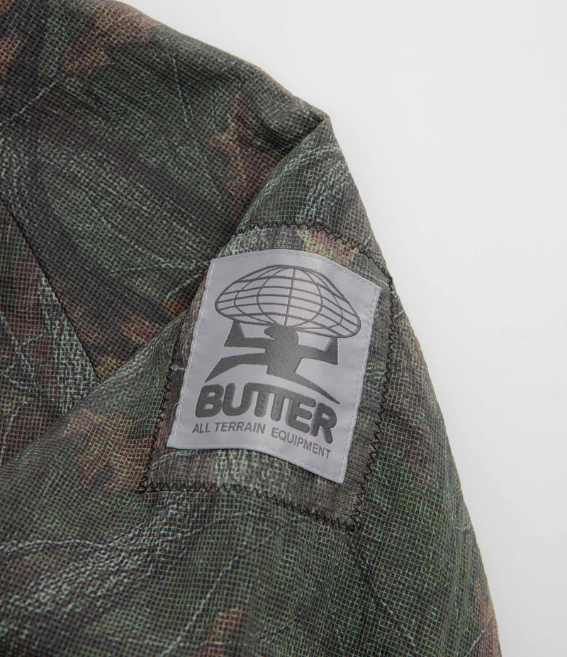 Butter Goods Fine Mesh Anorak Jacket - Forest Camo, view 22