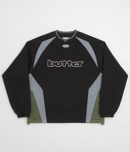 Butter Goods Finta Warmup Pullover Jacket - Black