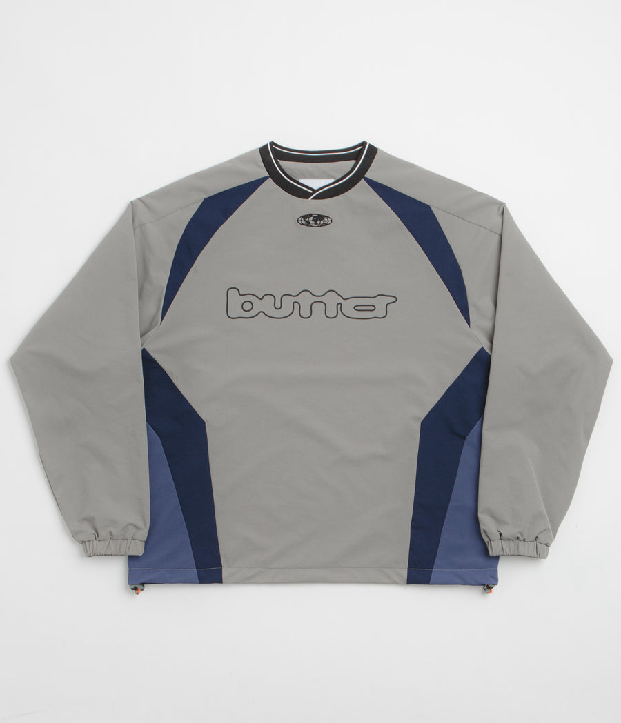 Butter Goods Finta Warmup Pullover Jacket - Grey