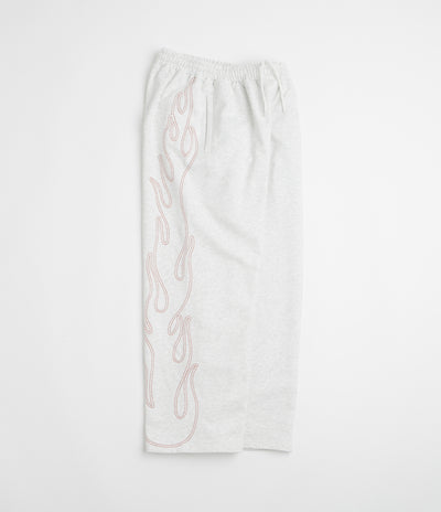 Butter Goods Flame Fleece Pants in Ash