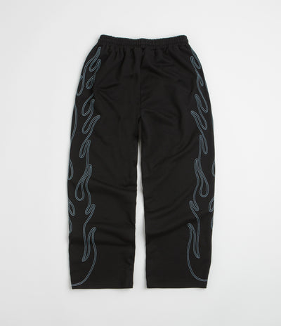 Butter Goods Flame Fleece Pants in Black