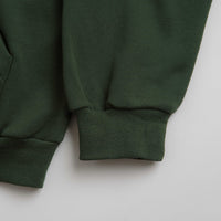 Butter Goods Floral Embroidered Hoodie - Dark Green thumbnail