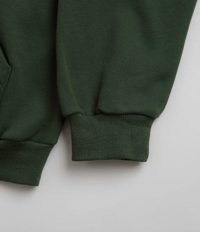 Butter Goods Floral Embroidered Hoodie - Dark Green