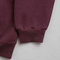 Butter Goods Floral Embroidered Hoodie - Wine thumbnail