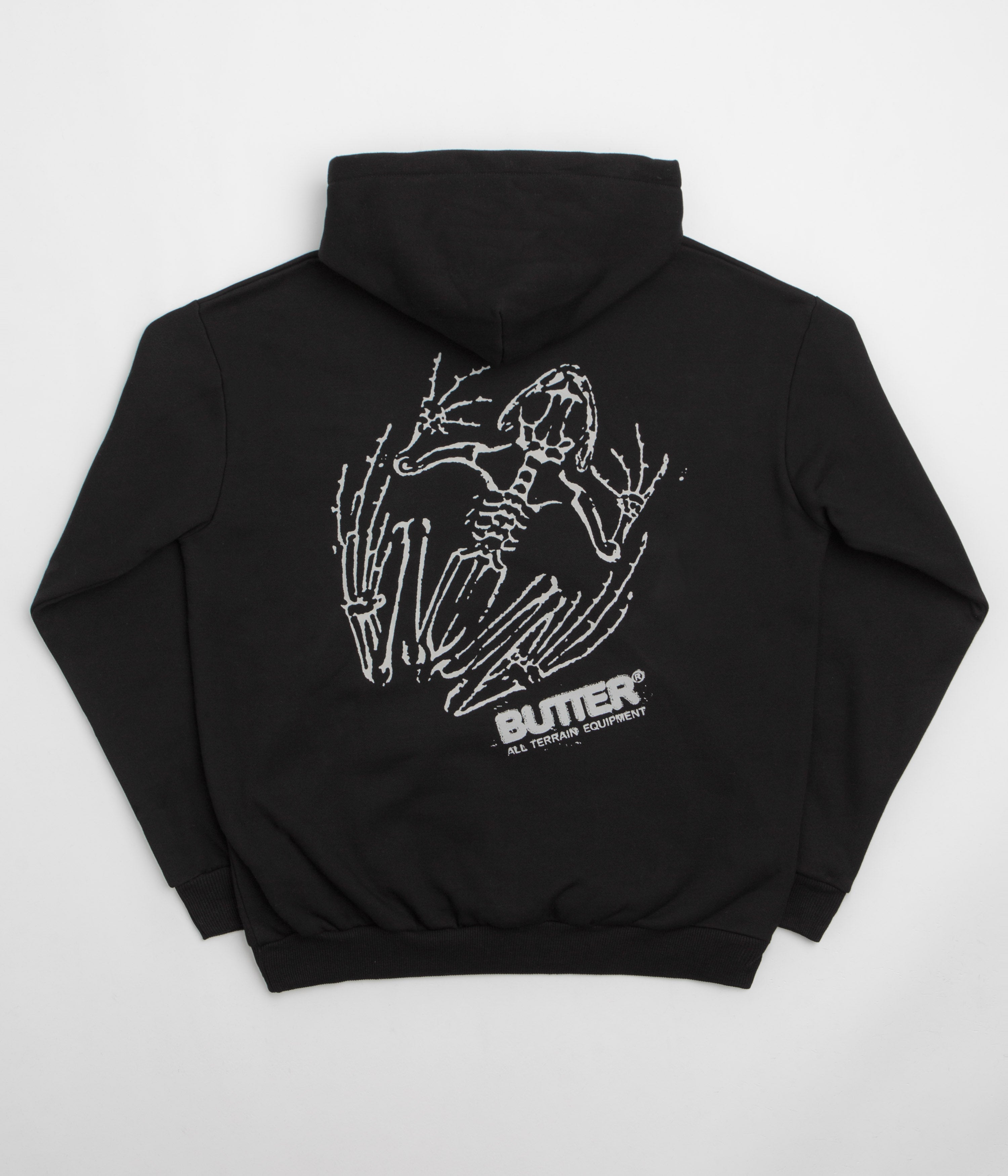 Butter Goods Fossil Hoodie in Black